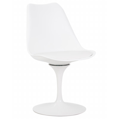 Стул обеденный DOBRIN TULIP (белое основание, цвет белый (W-02))