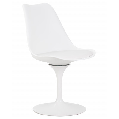 Стул обеденный DOBRIN TULIP (белое основание, цвет белый (W-02))