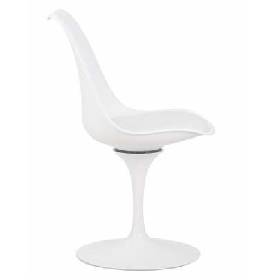 Стул обеденный DOBRIN TULIP (белое основание, цвет белый (W-02))