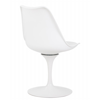 Стул обеденный DOBRIN TULIP (белое основание, цвет белый (W-02))