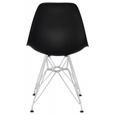 Стул обеденный DOBRIN DSR (ножки хром, цвет чёрный (B-03)) - купить в Екатеринбурге, в наличии