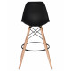 Набор 2 шт Стул барный DOBRIN DSW BAR (ножки светлый бук, цвет сиденья чёрный (B-03)) - купить в Екатеринбурге, в наличии