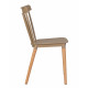 Набор 4 шт Стул обеденный DOBRIN THEO (ножки светлый бук, цвет бежевый (GR-03)) - купить в Екатеринбурге, в наличии