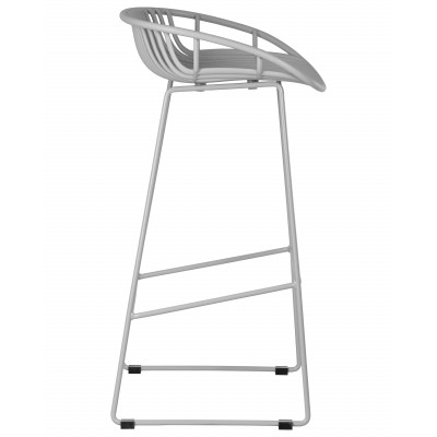 Стул барный DOBRIN FRANK (светло-серый)