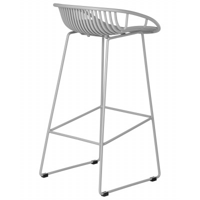 Стул барный DOBRIN FRANK (светло-серый)