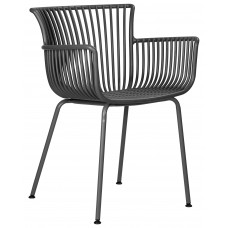 Стул обеденный DOBRIN ROSS (темно-серый (GR-04) без подушки)