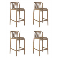 Набор 4 шт Стул полубарный DOBRIN CHLOE (бежевый)