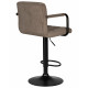 Стул барный DOBRIN KRUGER ARM BLACK (какао вельвет (LAR-E2041-05)) - купить в Екатеринбурге, в наличии