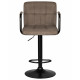 Стул барный DOBRIN KRUGER ARM BLACK (какао вельвет (LAR-E2041-05)) - купить в Екатеринбурге, в наличии