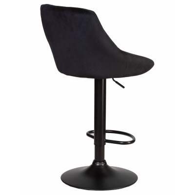 Стул барный DOBRIN LOGAN BLACK (черный велюр (MJ9-101))