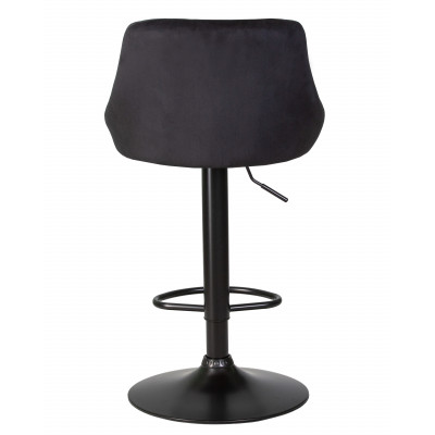 Стул барный DOBRIN LOGAN BLACK (черный велюр (MJ9-101))