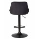 Стул барный DOBRIN LOGAN BLACK (черный велюр (MJ9-101))