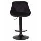 Стул барный DOBRIN LOGAN BLACK (черный велюр (MJ9-101))
