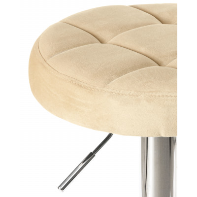 Набор 2 шт Табурет барный DOBRIN BRUNO (бежевый велюр (MJ9-10)) - купить в Екатеринбурге, в наличии