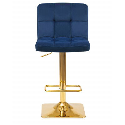 Стул барный DOBRIN GOLDIE (синий велюр (MJ9-117))