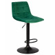Набор 2 шт Стул барный DOBRIN TAILOR BLACK (зеленый велюр (MJ9-88))