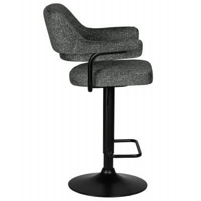 Набор 2 шт Стул барный DOBRIN CHARLY BLACK (серый твид (LEO11))