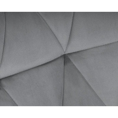 Стул барный DOBRIN BARNY BLACK (серый велюр (MJ9-75))