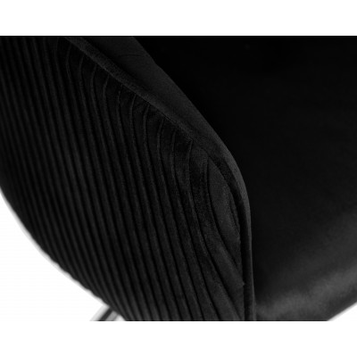 Стул барный DOBRIN DARCY BLACK (черный велюр (1922-21)) - купить в Екатеринбурге, в наличии