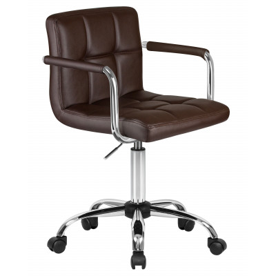Офисное кресло для персонала DOBRIN TERRY (коричневый) - купить в Екатеринбурге, в наличии