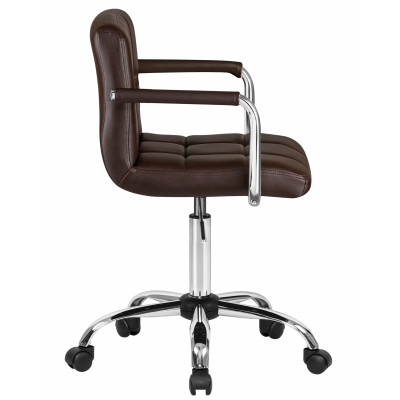 Офисное кресло для персонала DOBRIN TERRY (коричневый) - купить в Екатеринбурге, в наличии