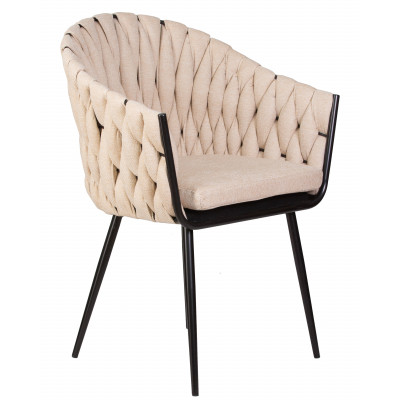 Набор 2 шт Стул обеденный DOBRIN MATILDA (бежевая ткань (LAR 275-1)) - купить в Екатеринбурге, в наличии