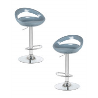 Набор 2 шт Стул барный DOBRIN DISCO (серый)