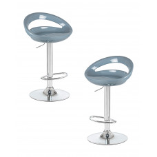 Набор 2 шт Стул барный DOBRIN DISCO (серый)