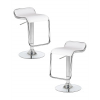 Набор 2 шт Стул барный DOBRIN CRACK (белый)