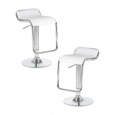 Набор 2 шт Стул барный DOBRIN CRACK (белый)