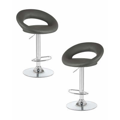 Набор 2 шт Стул барный DOBRIN MIRA (серый) - купить в Екатеринбурге, в наличии