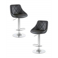Набор 2 шт Стул барный DOBRIN LOGAN (чёрный)