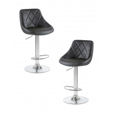 Набор 2 шт Стул барный DOBRIN LOGAN (чёрный)