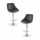 Набор 2 шт Стул барный DOBRIN LOGAN (чёрный)