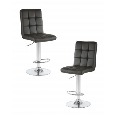 Набор 2 шт Стул барный DOBRIN KRUGER (чёрный) - купить в Екатеринбурге, в наличии