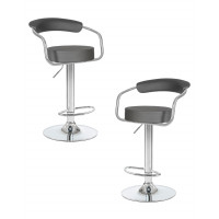 Набор 2 шт Стул барный DOBRIN MARTA (серый)