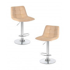 Набор 2 шт Стул барный DOBRIN TAILOR (бежевый велюр (MJ9-10))
