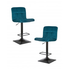 Набор 2 шт Стул барный DOBRIN DOMINIC (морской волны велюр (MJ9-99))