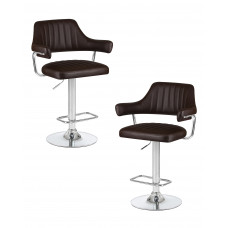 Набор 2 шт Стул барный DOBRIN CHARLY (коричневый)