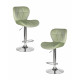 Набор 2 шт Стул барный DOBRIN BARNY (мятный велюр (MJ9-87)) - купить в Екатеринбурге, в наличии