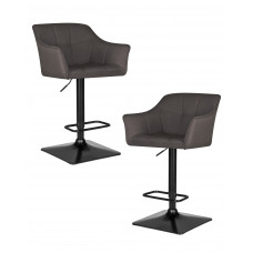Набор 2 шт Стул барный DOBRIN RALF (темно-серый (LAR-106D-26))