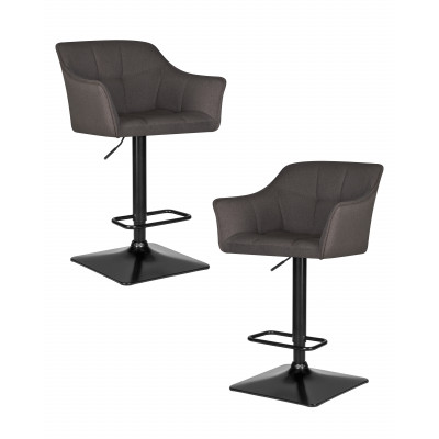 Набор 2 шт Стул барный DOBRIN RALF (темно-серый (LAR-106D-26)) - купить в Екатеринбурге, в наличии