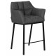 Набор 2 шт Стул барный DOBRIN LUCAS COUNTER (серая ткань (F-22))