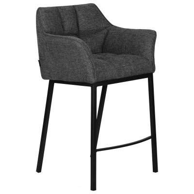 Набор 2 шт Стул барный DOBRIN LUCAS COUNTER (серая ткань (F-22))