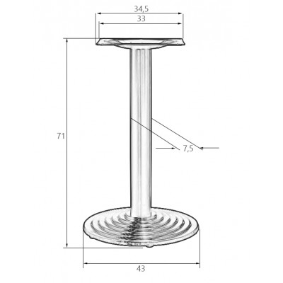 Подстолье обеденное DOBRIN GREG - купить в Екатеринбурге, в наличии