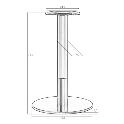 Подстолье обеденное DOBRIN LORENZO - купить в Екатеринбурге, в наличии