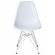 Набор 4 шт Стул обеденный DOBRIN DSR (ножки хром, цвет белый (W-02))