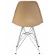 Стул обеденный DOBRIN DSR (ножки хром, цвет бежевый (GR-03))