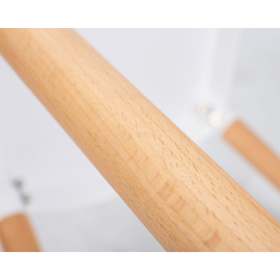 Набор 4 шт Стул обеденный DOBRIN THEO (ножки светлый бук, цвет белый (W-02))