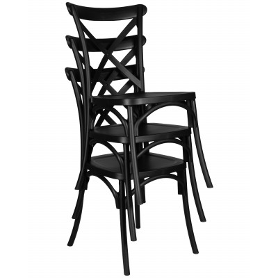 Набор 2 шт Стул обеденный DOBRIN ZILAN (цвет чёрный (B-03)) - купить в Екатеринбурге, в наличии